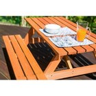 Mesa Picnic Com 2 Bancos Madeira Maciça Ipanema Mestra Móveis