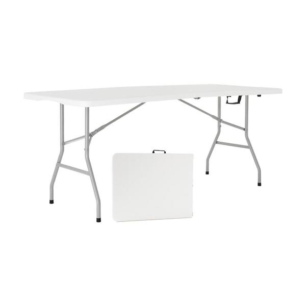 Mesa Picnic Dobrável Vira Maleta Com Alça Portátil 1,50m Camp