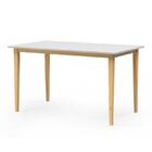 Mesa Pine Retangular 6 Lugares - Branca