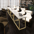 Mesa Pinus Branca De Escritório Industrial