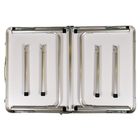 Mesa Piquenique Dobravel Aluminio Ajustavel 90cm X 60cm X 70cm