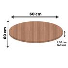 Mesa Pisa Beta Bistrô Fratini 107,50cm (a) Disco Redondo Bran