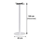 Mesa Pisa Beta Bistrô Fratini 107,50cm (a) Disco Redondo Bran