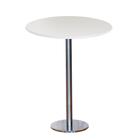 Mesa Pisa Beta Bistrô Fratini 107,50cm (a) Disco Redondo Inox