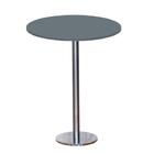Mesa Pisa Beta Bistrô Fratini 107,50cm (a) Disco Redondo Inox