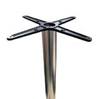 Mesa Pisa Beta Bistrô Fratini 107,50cm (a) Disco Redondo Inox