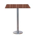 Mesa Pisa Beta Bistrô Fratini 107,50cm (a) Disco Redondo Inox