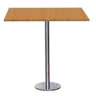 Mesa Pisa Beta Bistrô Fratini 107,50cm (a) Disco Redondo Inox
