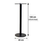 Mesa Pisa Beta Bistrô Fratini 107,50cm (a) Disco Redondo Pret