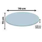 Mesa Pisa Beta Bistrô Fratini 107,50cm (a) Disco Redondo Pret