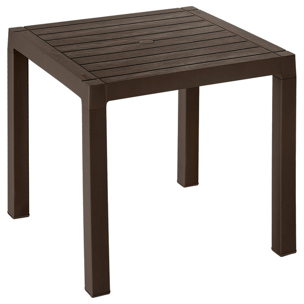 Mesa Plastica 04 Lugares Baru Marrom Rimax