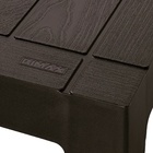 Mesa Plastica 04 Lugares Baru Marrom Rimax