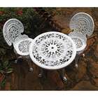 Mesa Plástica Colonial Redonda Branca Antares