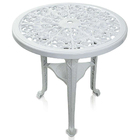 Mesa Plástica Colonial Redonda Branca Antares