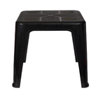 Mesa Plástica De Apoio Com Porta Copos Preta Mor