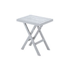 Mesa Plástica Dobrável 02 Lugares Baru Gelo Rimax