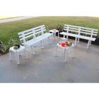 Mesa Plastica Monobloco  De Apoio Peruibe Branca