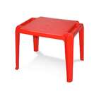 Mesa Plastica Monobloco Infantil Donachica Vermelha