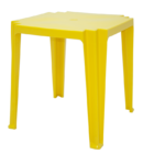 Mesa Plastica Monobloco Tambau Amarela