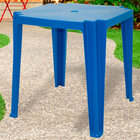 Mesa Plastica Monobloco Tambau Azul