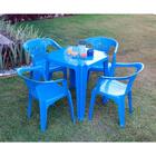 Mesa Plastica Monobloco Tambau Azul
