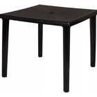 Mesa Plástica Quadrada Demontável Mor - Preto