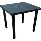 Mesa Plástica Quadrada Demontável Mor - Preto