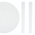 Mesa Plástica Redonda Desmontável 745x860x860mm Jsn