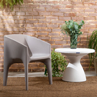 Mesa Plástico 65x65x50,5cm Branco Casa Delta Tramontina