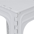 Mesa Plástico Dobrável Retangular Branca 70x65x50cm