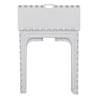 Mesa Plástico Dobrável Retangular Branca 70x65x50cm