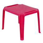 Mesa Plástico Infantil Donachica Rosa 46x50x65cm