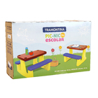 Mesa Plástico Infantil Pic Nic 52x82x90cm