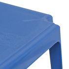 Mesa Plástico Quadrada Infantil Azul 45x45x45cm