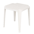 Mesa Plástico Quadrada Sun Branca 72x72x70cm