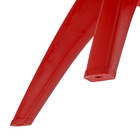 Mesa Plástico Redonda Deluxe  72x90cm Vermelho