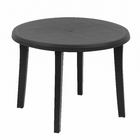 Mesa Plástico Redonda Maresia Verde 72x98cm