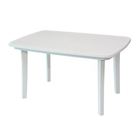 Mesa Plástico Retangular Miami 72x89x131cm Branco  Grosfillex
