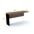 Mesa Plataforma Complemento 134x60 Pandin Pe40 - Walnut