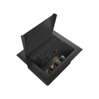 Mesa Podcast Indutrial Em Madeira Maciça Com Ferro 2,00x0,90m