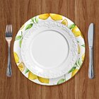 Mesa Posta Sousplat Limão Siciliano