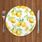 Mesa Posta Sousplat Limão Siciliano