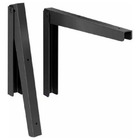 Mesa Preta  Dobravél Suspensa P/ Cozinha Planejada 90x40cm