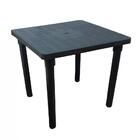 Mesa Preta Quadrada Desmontável 83 Cm - Gibafer