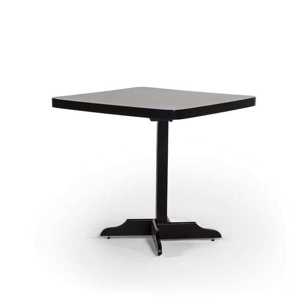 Mesa Quadrada 80cm Chicago Com Pés Em Madeira Eucalipto - Tab