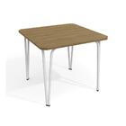 Mesa Quadrada 90 X 90 Cm Sala De Jantar Cozinha 4 Pernas Meta