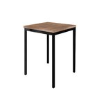 Mesa Quadrada 90cm Para Sala De Jantar Tampo Bp Adriana Preto