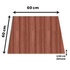 Mesa Quadrada Alpha Inox Prata 73,50 Cm (altura) Tampo Mdp Qu