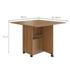 Mesa Quadrada Dobrável Beto Mel