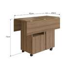 Mesa Quadrada Dobrável Beto Mel